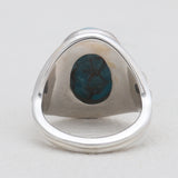 925 Sterling Silver Dendritic Opal Rings