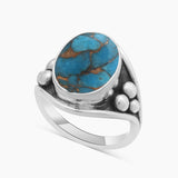925 Sterling Silver Dendritic Opal Rings
