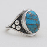 925 Sterling Silver Dendritic Opal Rings