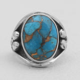 925 Sterling Silver Dendritic Opal Rings