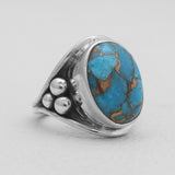 925 Sterling Silver Dendritic Opal Rings