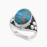 925 Sterling Silver Dendritic Opal Rings