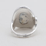 925 Sterling Silver Dendritic Opal Rings