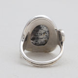 925 Sterling Silver Dendritic Opal Rings