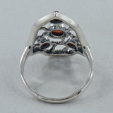 Larimar Silver Rings