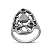 Larimar Silver Rings