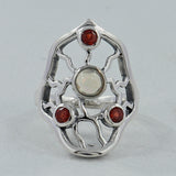 Larimar Silver Rings