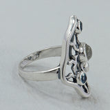 Larimar Silver Rings