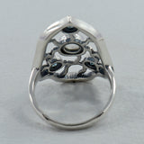 Larimar Silver Rings