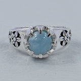 Rainbow Moonstone Silver Rings