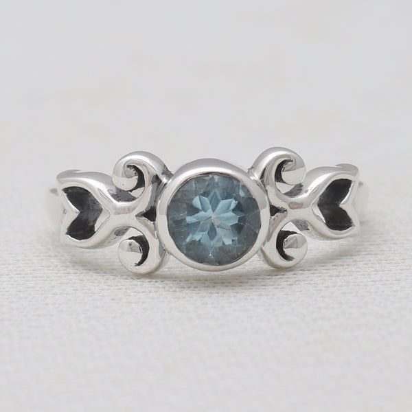 925 Sterling silver Blue Topaz Rings