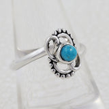 Natural Black Onyx Silver Ring