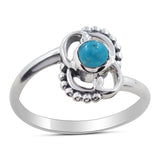 Natural Black Onyx Silver Ring