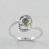 Natural Black Onyx Silver Ring