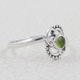 Natural Black Onyx Silver Ring