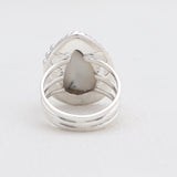 Dendritic Opal Silver Rings