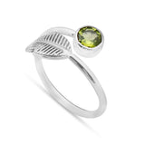 925 Sterling Silver Garnet Ring