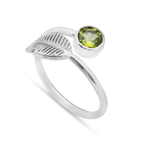 925 Sterling Silver Garnet Ring