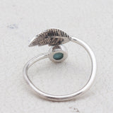 925 Sterling Silver Garnet Ring
