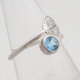 925 Sterling Silver Garnet Ring