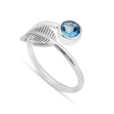 925 Sterling Silver Garnet Ring