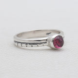 Tourmaline Silver Rings