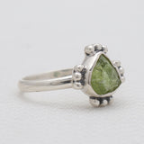 925 Sterling Silver Peridot Rings