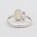 Ethiopian Opal Silver Designer Rings