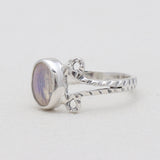 Ethiopian Opal Silver Designer Rings