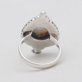 Turquoise Spiny Oyster Silver Rings