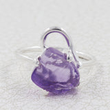 Natural Malachite Silver Ring