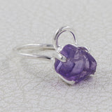 Natural Malachite Silver Ring