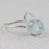 Natural Malachite Silver Ring