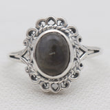 Labradorite Silver Rings