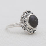 Labradorite Silver Rings