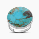 Turquoise Spiny Oyster Silver Rings
