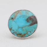 Turquoise Spiny Oyster Silver Rings
