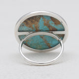 Turquoise Spiny Oyster Silver Rings