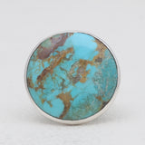 Turquoise Spiny Oyster Silver Rings