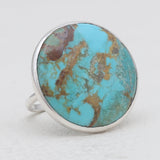 Turquoise Spiny Oyster Silver Rings