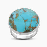 Turquoise Spiny Oyster Silver Rings