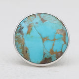 Turquoise Spiny Oyster Silver Rings