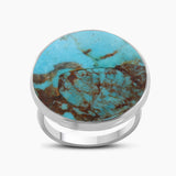 Turquoise Spiny Oyster Silver Rings