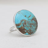 Turquoise Spiny Oyster Silver Rings