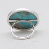 Turquoise Spiny Oyster Silver Rings