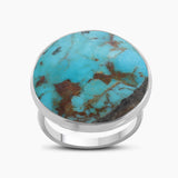 Turquoise Spiny Oyster Silver Rings