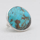 Turquoise Spiny Oyster Silver Rings