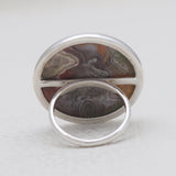 Turquoise Spiny Oyster Silver Rings