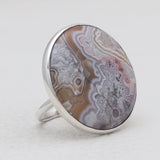 Turquoise Spiny Oyster Silver Rings