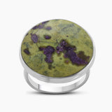 Dendritic Opal Silver Rings